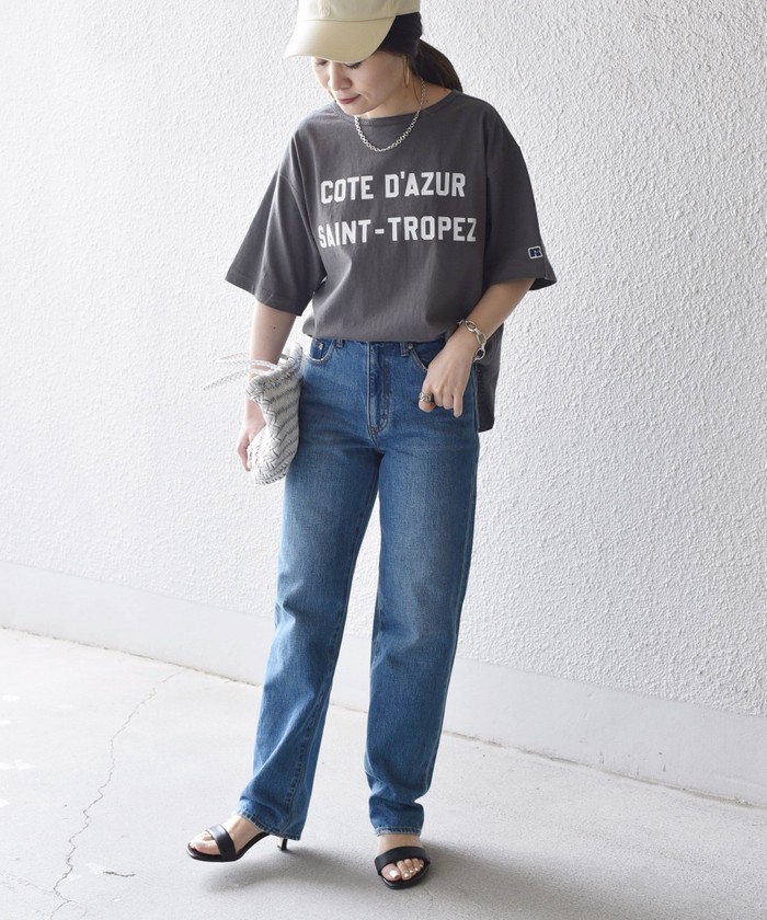 セール 40%OFF】*【SHIPS別注】RUSSELL ATHLETIC:カットオフロゴ