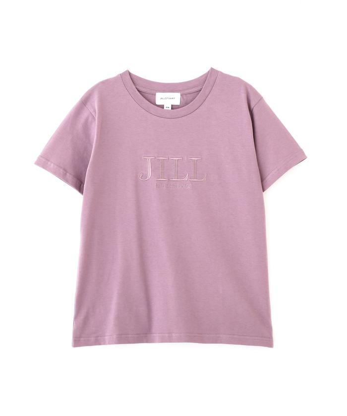ジルスチュアート JILL STUART シャツ シシュウロゴTシャツ WEB限定カラー：バイカラー ラベンダー