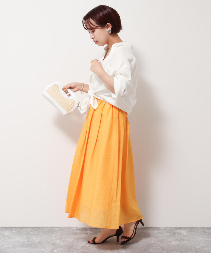 【美品】フォクシー SUNNY ギャザースカート ベージュ 38 FOXEY NEWYORK フェイクレザースカート 37717 ベージュ サイズ