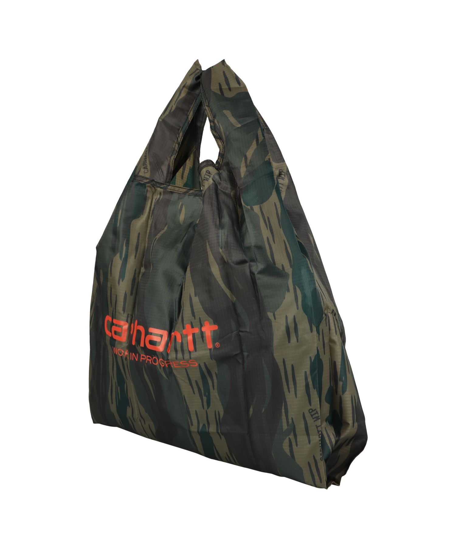 キーチェーン付き エコバッグ camoプリント ☆ Carhartt カーハート carhartt WIP エコバッグ パッカブル 手提げ袋 キー