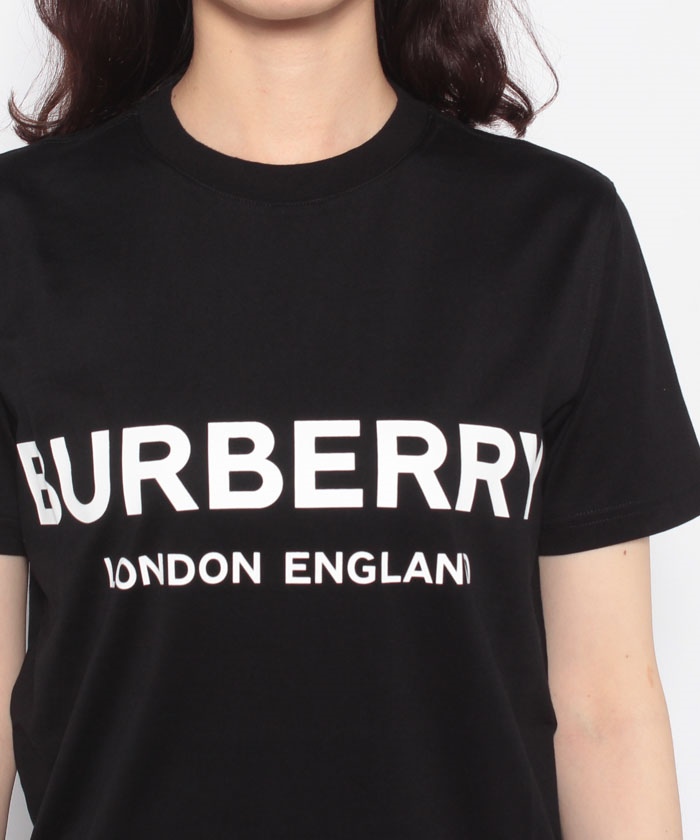 BURBERRY】BURBERRY バーバリー 8011651 ロゴプリント ブラック T 