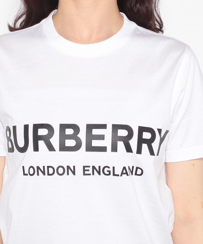 BURBERRY】BURBERRY バーバリー 8008894 ロゴプリント ホワイト T 