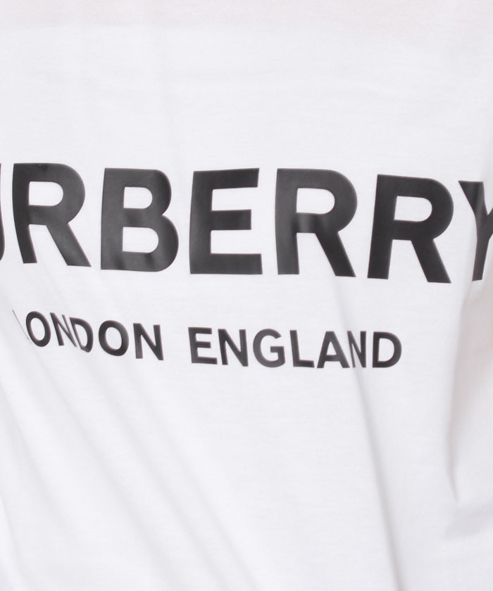 BURBERRY】BURBERRY バーバリー 8008894 ロゴプリント ホワイト T 