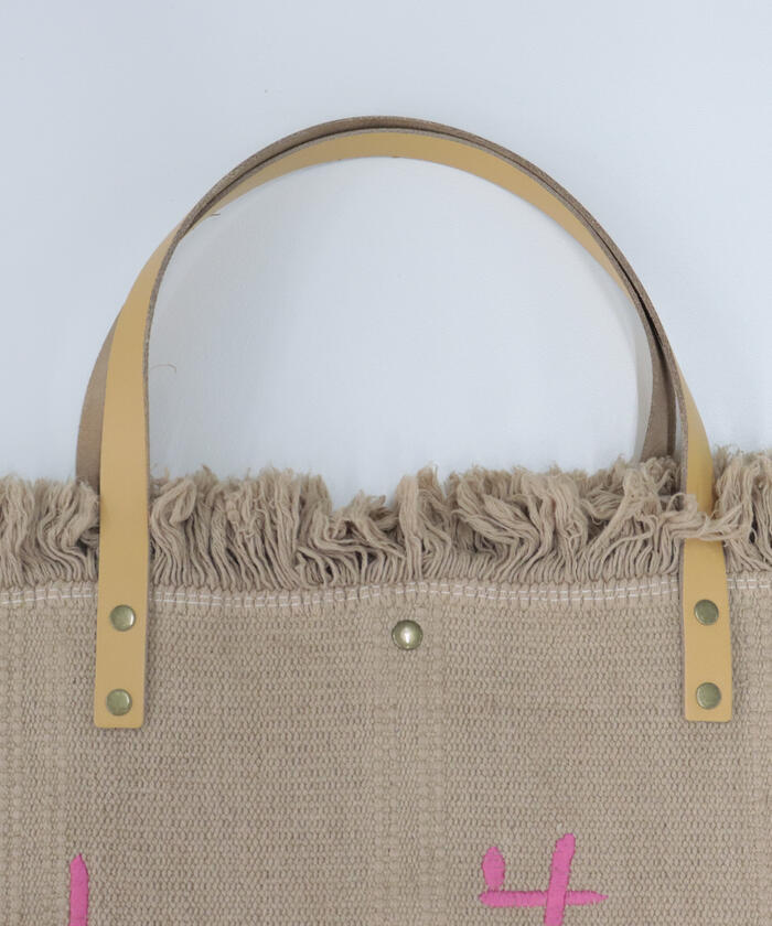 MARLON FIRENZE♫ ロゴ刺繍フリンジトートバッグ - メルカリ