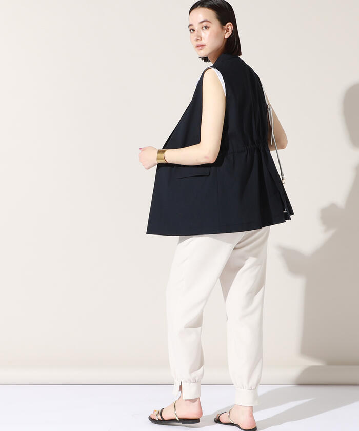 【美品】NOLLEY'S ウォッシャブル麻混ストレッチジレ NOLLEY'S/ウォッシャブル麻混ストレッチジレ