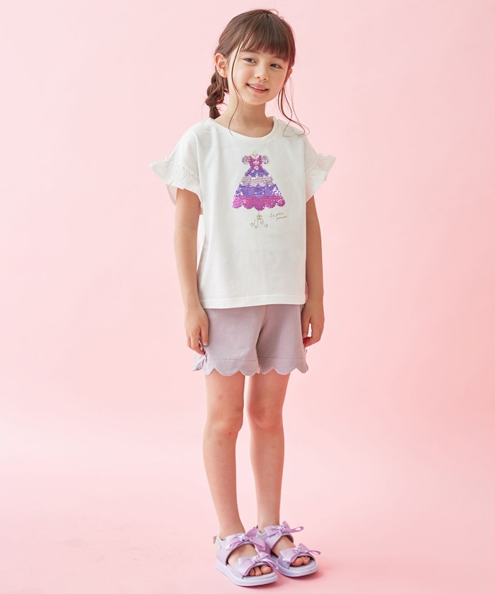 子供服サンキュー＆ニコ価格！❤セール中❤
ページ♡ any FAM tシャツ 接触冷感 ミラクルスパンコール Tシャツ キッズ