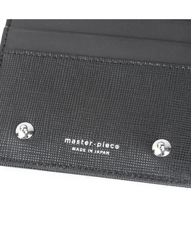 マスターピース 財布 二つ折り財布 本革 日本製 メンズ レザー