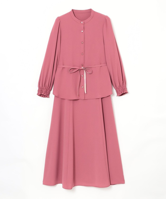 セール 50%OFF】マルチプルデシンブラウスセットアップワンピース