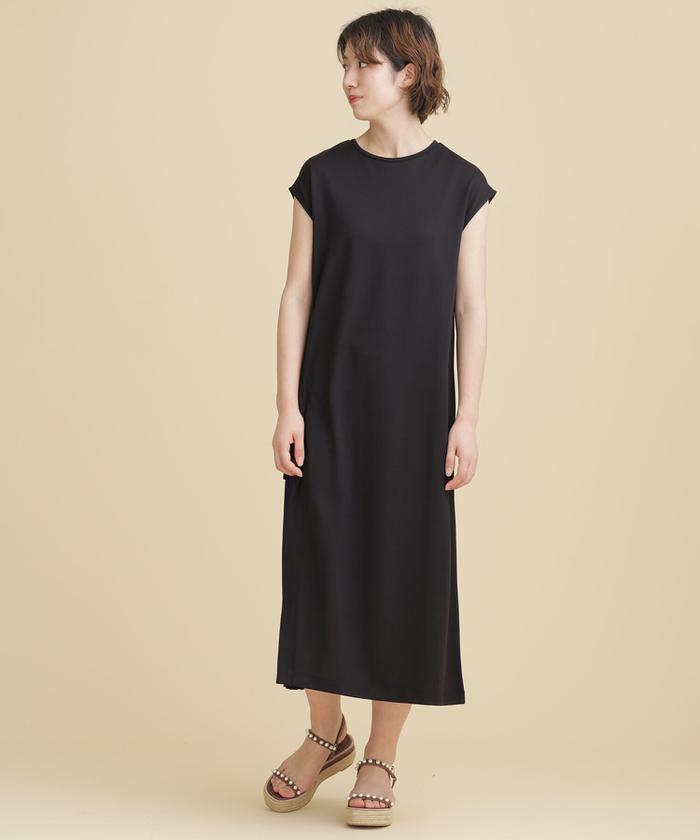 セール 40%OFF】LB.04/サイドプリーツノースリーブワンピース