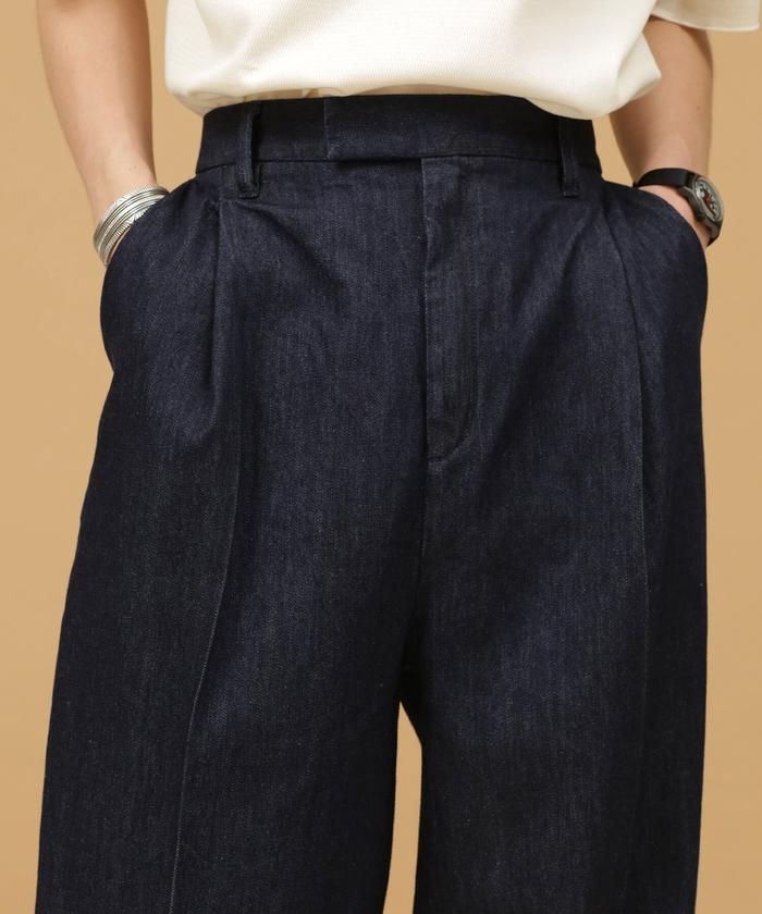 セール 60%OFF】LB.03/ワンタックテーパードイージーパンツ