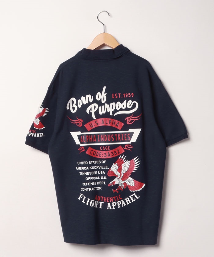 ALPHA アルファ　半袖ポロシャツ SOUVENIR 楽天市場】セール ALPHA アルファ 半袖ポロシャツ SOUVENIR