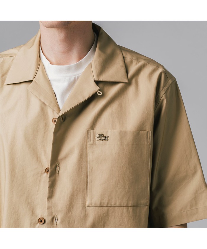 クーポン】ラコステ LACOSTE コットンバックサテンオープン