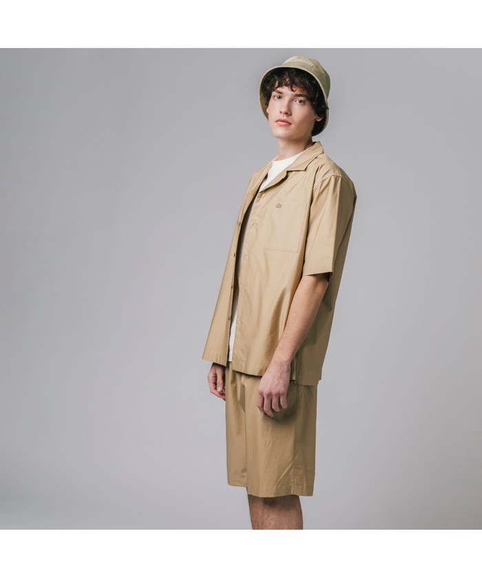 ラコステ　コットンバックサテンオープンネックシャツ　半袖　シャツ　US Sサイズ 楽天市場】[期間SALE] LACOSTE/ラコステ コットンバックサテン
