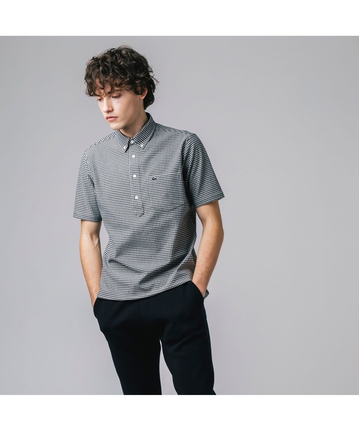 ラコステ LACOSTE クールマックスブレンド鹿の子地マイクロ