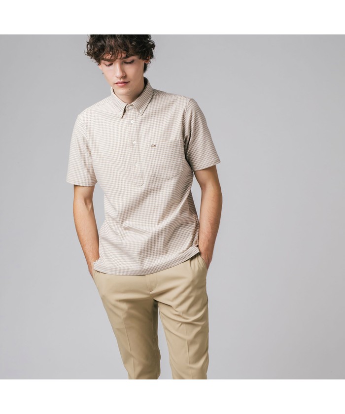 クーポン】ラコステ LACOSTE クールマックスブレンド鹿の子地