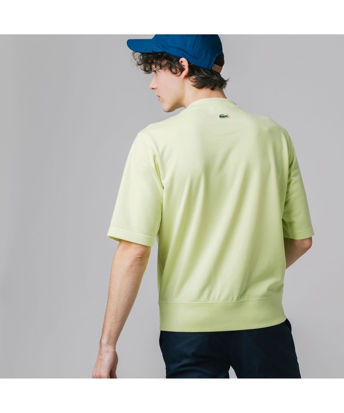 ラコステ LACOSTE オーバーサイズクロックエンブレムスウェットT