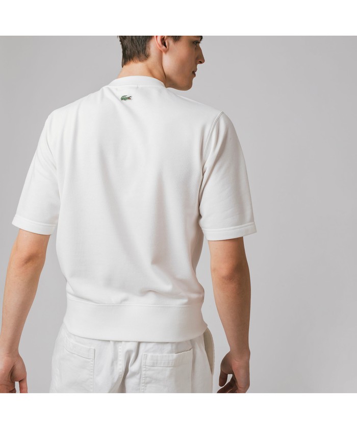 完売前に【ラコステ】オーバーサイズクロックエンブレム Tシャツ LACOSTE】オーバーサイズクロックエンブレムスウェットTシャツ