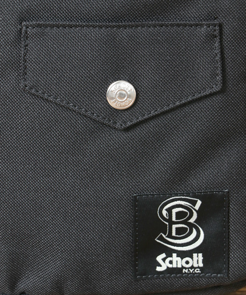 【美品】Schott ボディバッグ ワンショルダーバッグ ブラック クーポン】【Schott/ショット】 ワンショルダーバッグ /3119051