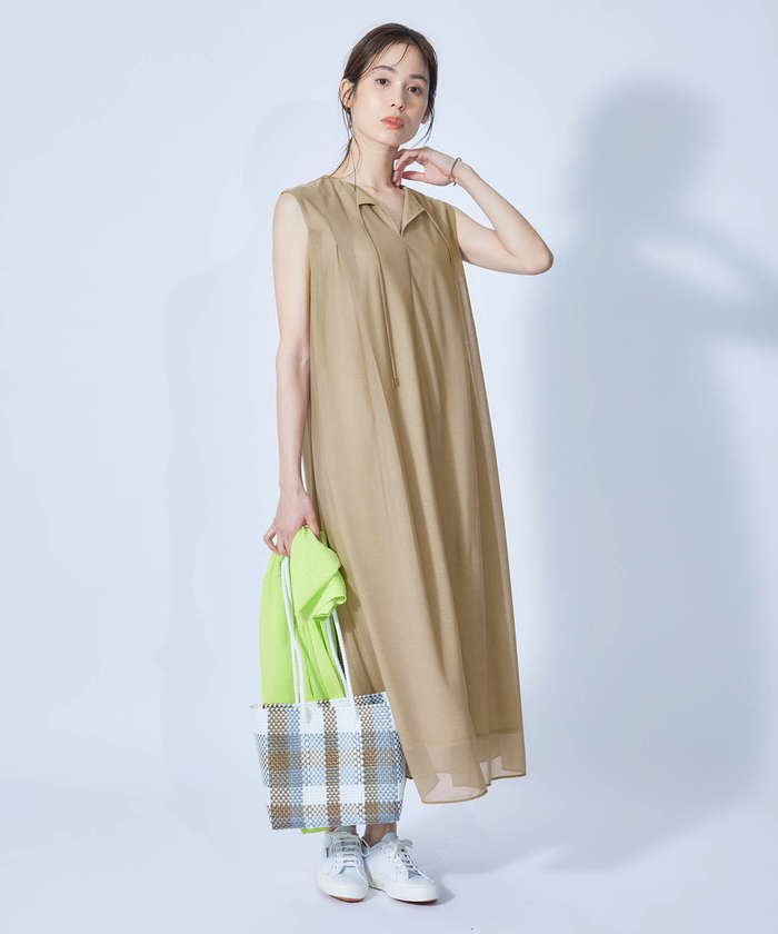 【プピーユ】ロペ　ROPE　エスパンディ　ワンピース ROPE'（ロペ）の「エスパンディワンピース（ワンピース）」 - WEAR