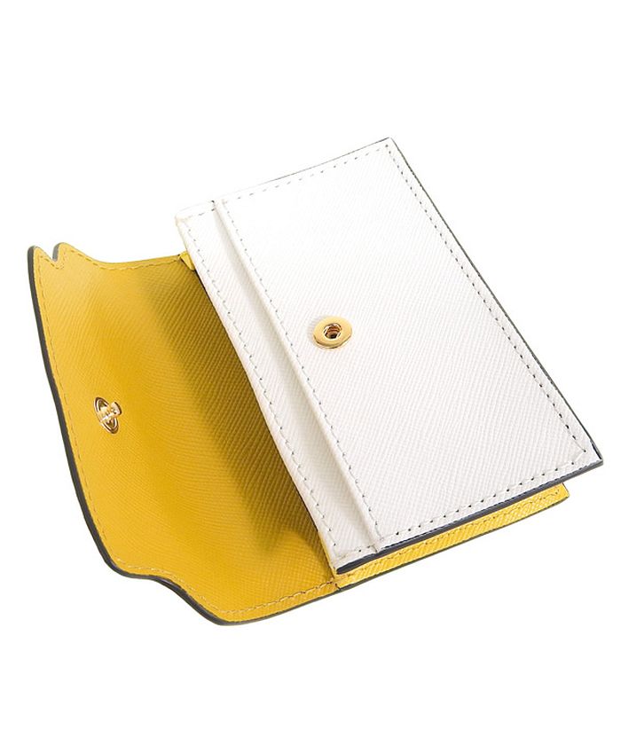 MARNI｜マルニ サフィアーノレザー ビジネス カードケース MARNI｜マルニ サフィアーノレザー ビジネス カードケース