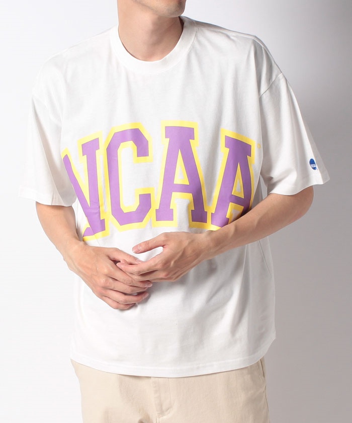セール】【NCAA】 エヌ・シー・エー・エー ビッグロゴプリント 半袖T 