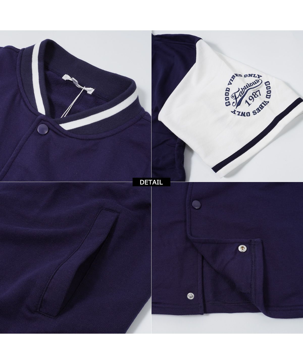 ワンフォークロージング 1111clothing 半袖 スタジャン メンズ