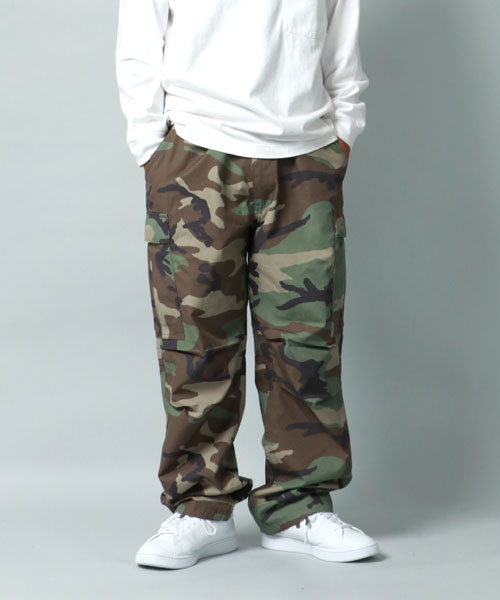 ALPHA/アルファ】コットン バック サテン カモフラ 迷彩 BDU