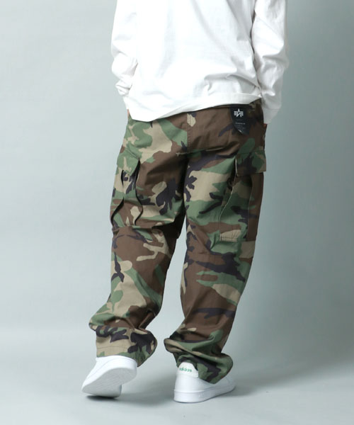 ALPHA/アルファ】コットン バック サテン カモフラ 迷彩 BDU ALPHA/アルファ】コットン バック サテン カモフラ 迷彩 BDU