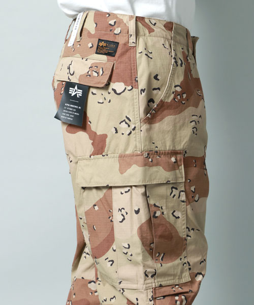 ALPHA/アルファ】コットン バック サテン カモフラ 迷彩 BDU