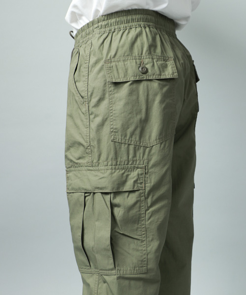 ちょい様❤️６点⭐️A140⭐️ Java ♥ メンズライクミリタリーカーゴパンツ クーポン】マルカワ MARUKAWA 【ALPHA/アルファ】綿麻 イージー