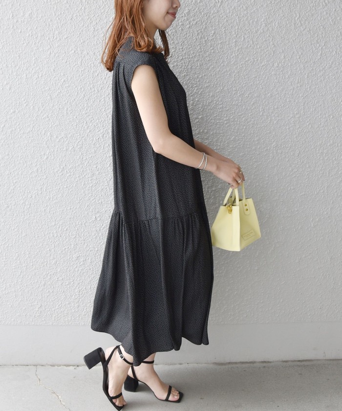 SHIPS any チェック ギャザー ワンピース　ロング　 美品　オシャレ　夏 SHIPS any チェック ギャザー ワンピース ロング 美品 オシャレ