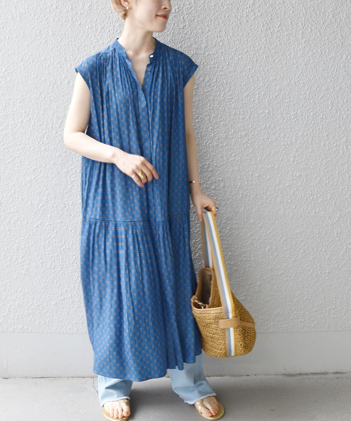 未着用美品 24/SS ルーニィ ウォッシャブルギャザーデザインジレ ロング セール 30%OFF】SHIPS any:〈ウォッシャブル〉ロウ ギャザー