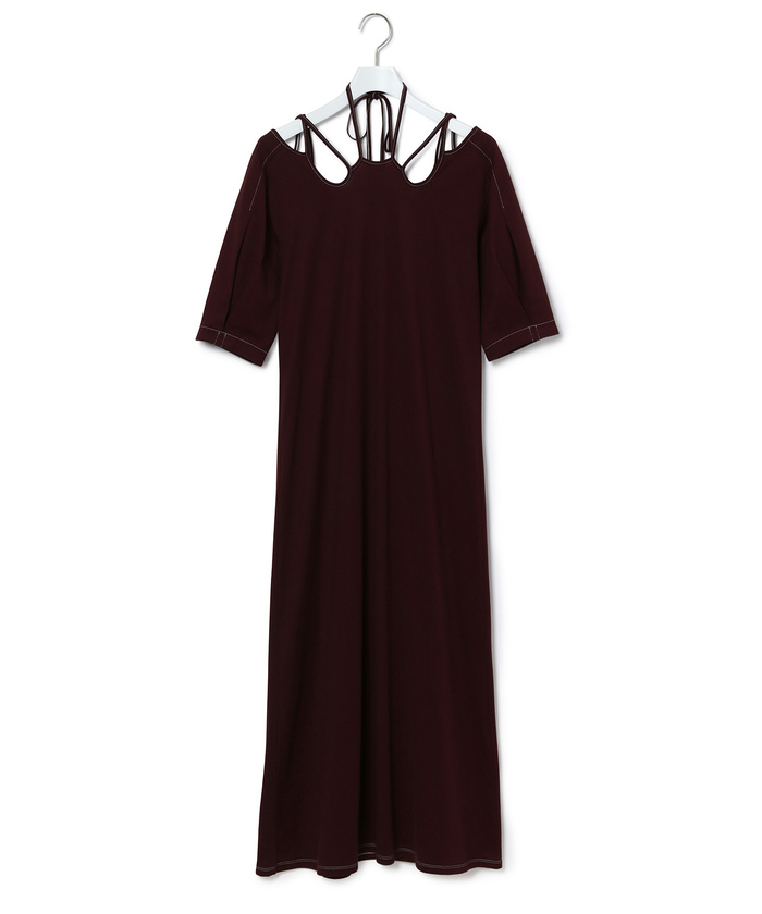 ワンピース murral ivy halfsleeve dress ADAM ET ROPÉ FEMME(アダム エ ロペ ファム) / 【MURRAL】Ivy