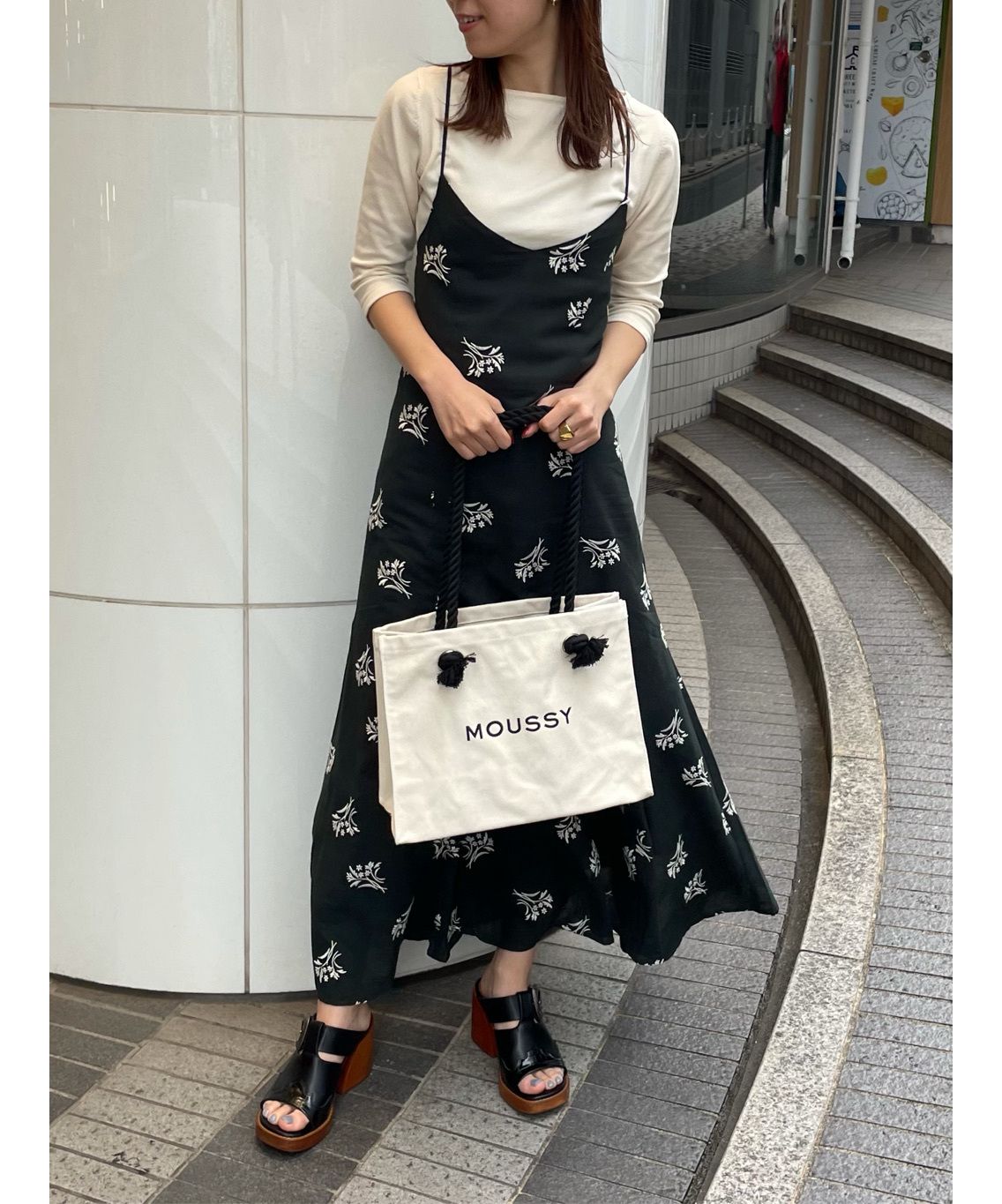 【MOUSSY】 MOUSSY SOUVENIR ショッパー MOUSSY SOUVENIR ショッパー（トートバッグ）｜MOUSSY（マウジー