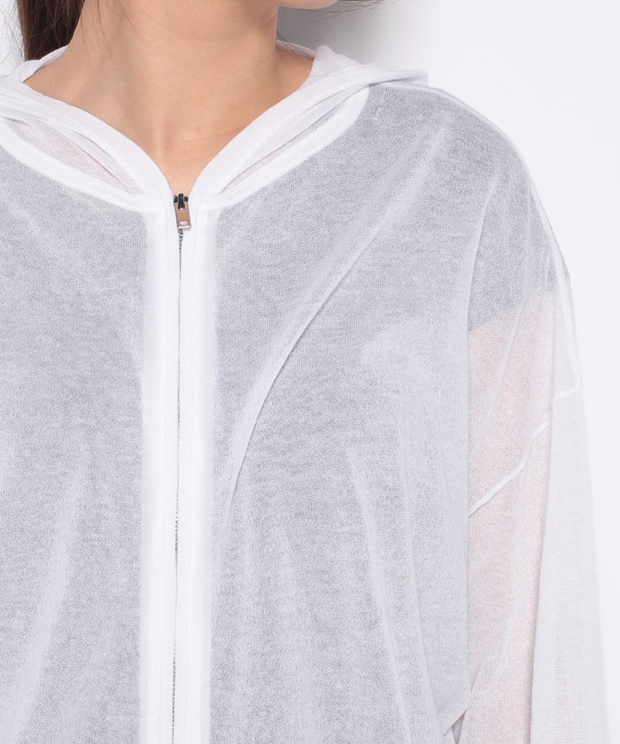 パーカー SHEER COTTON 2 ZIP UP HOO(504692354) | セオリー
