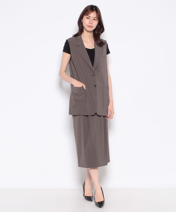 未使用級✨セオリーリュクス 23SS 完売品 SYCAMORE ジレ ベスト M ベスト SYCAMORE OLIBI(504694277) | セオリーリュクス(Theory