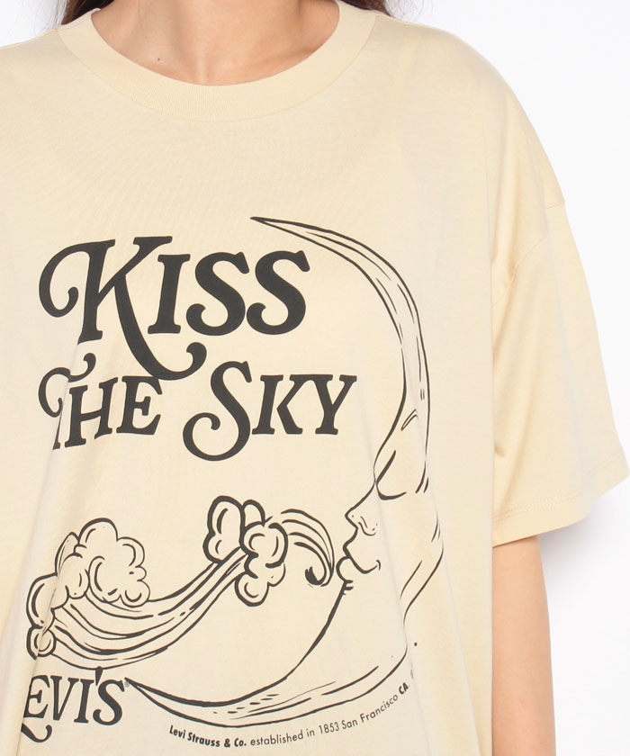 売れ筋商品|||リーバイス Tシャツ レディース トップス PERFECT V NECK - Print T-shirt - skyway Striped Perfect V-neck Tee Shirt - Multi-color | Levi's® US