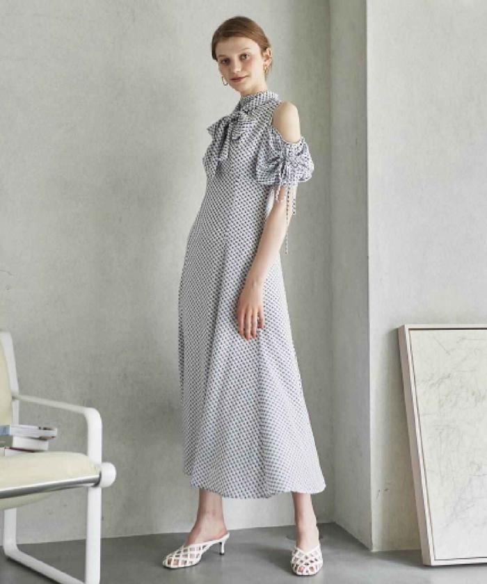 プチジオメトリックワンピース(504700775) | AND COUTURE(AND