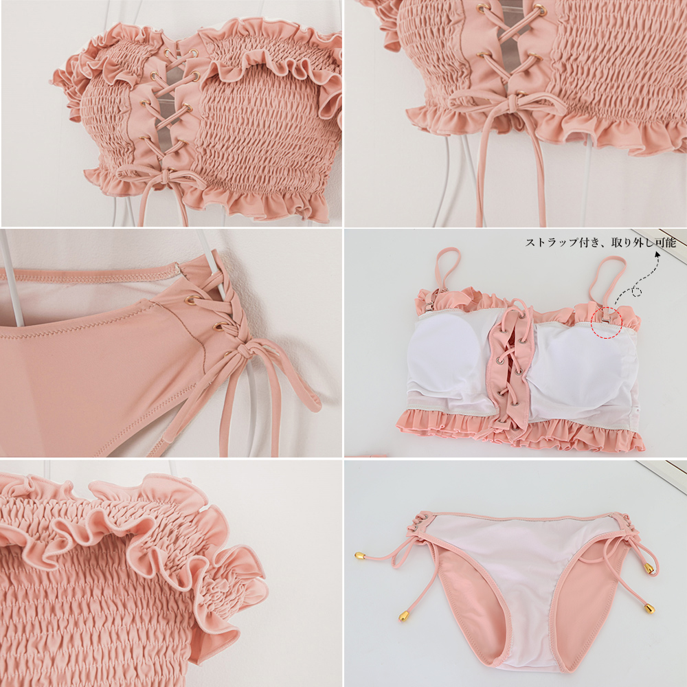 【AGNEL】Thom Bustier Bikini Set☆韓国 人気☆ビキニセット AGNEL】Thom Bikini Set☆韓国 人気☆ビキニセット