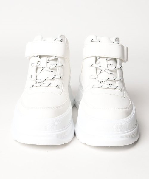 ベルト付きハイカットスニーカー ウィゴー Wego D Fashion