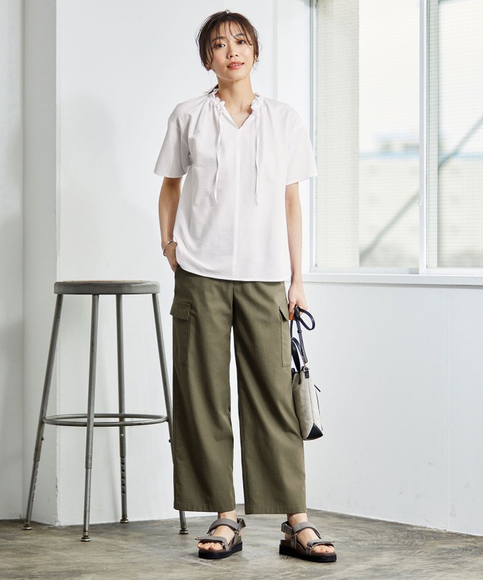 J.PRESS 抗菌防臭・吸水速乾　サッカージャージー フリル衿 カットソー 楽天市場】【SALE／40%OFF】【抗菌防臭・吸水速乾】サッカー