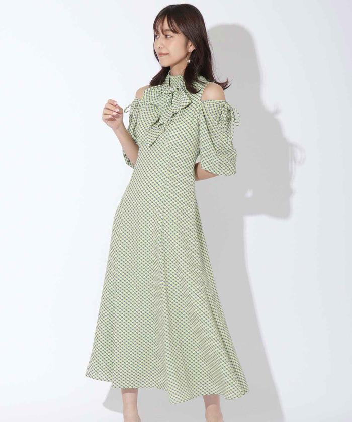プチジオメトリックワンピース(504700775) | AND COUTURE(AND