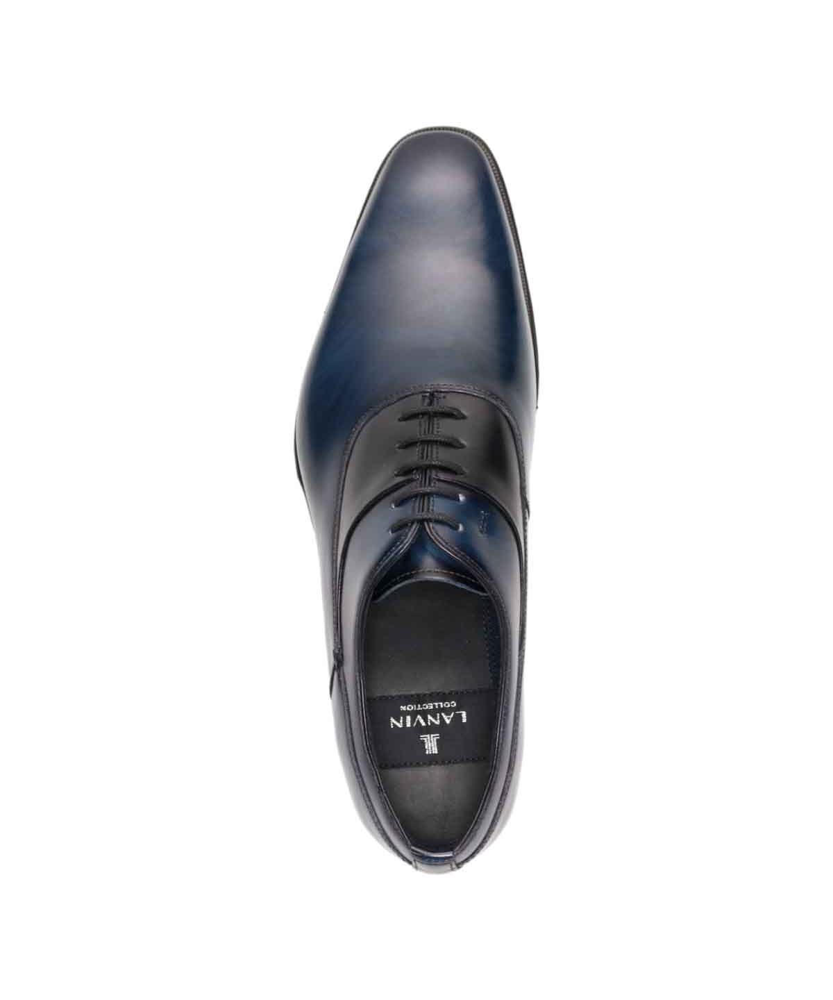 AZZARO ネイビー ドレスシューズ28cm