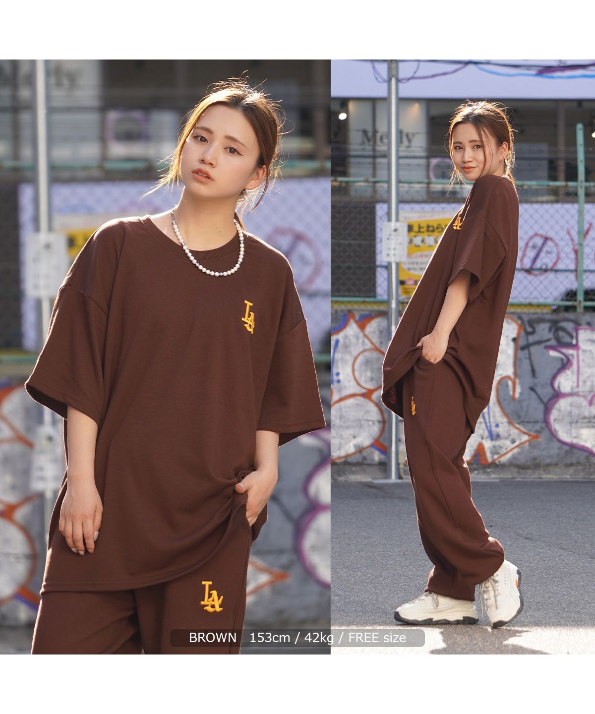 ワンフォークロージング 1111clothing オーバーサイズ tシャツ