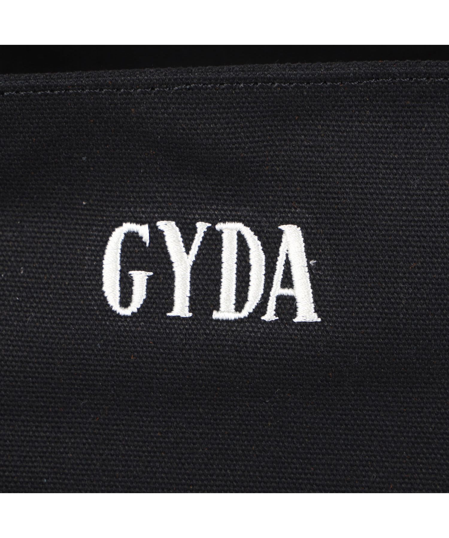 GYDA オリジナル　ブランケット　ブラック GYDA ジェイダ トートバッグ レディース キャンバス ファスナー