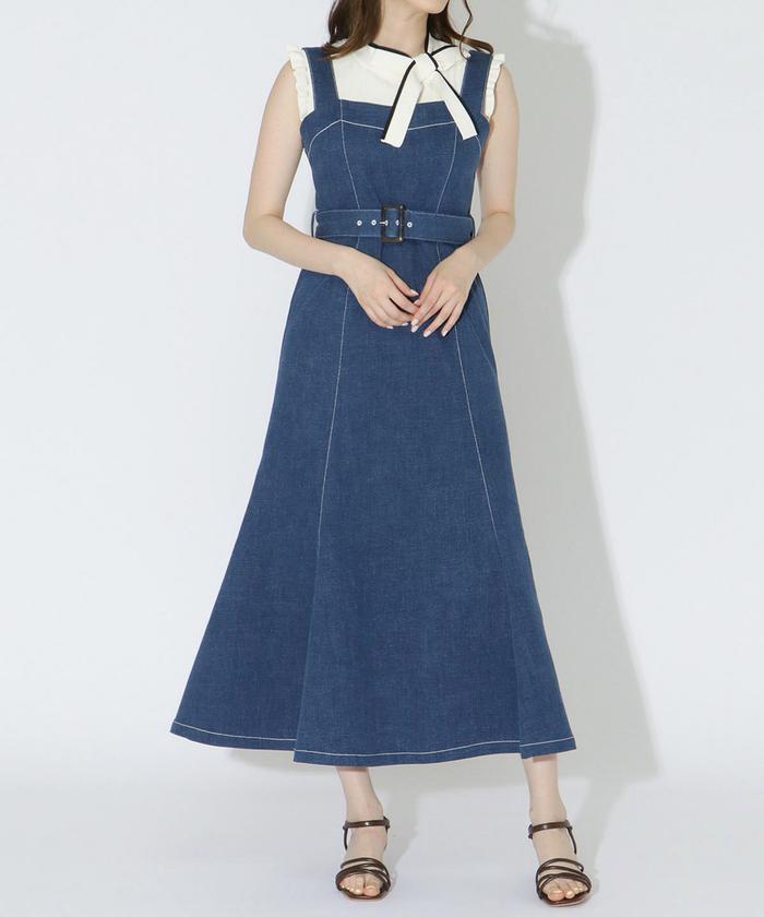 セール 50%OFF】デニムマーメイドキャミワンピース(504708268