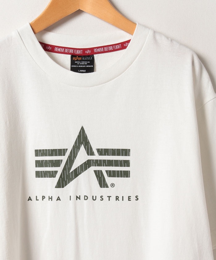 【ALPHA INDUSTRIES】フロント ロゴ クルーネック Tシャツ ♪ 楽天市場】10%OFF 2024年新作 セール ALPHA INDUSTRIES アルファ