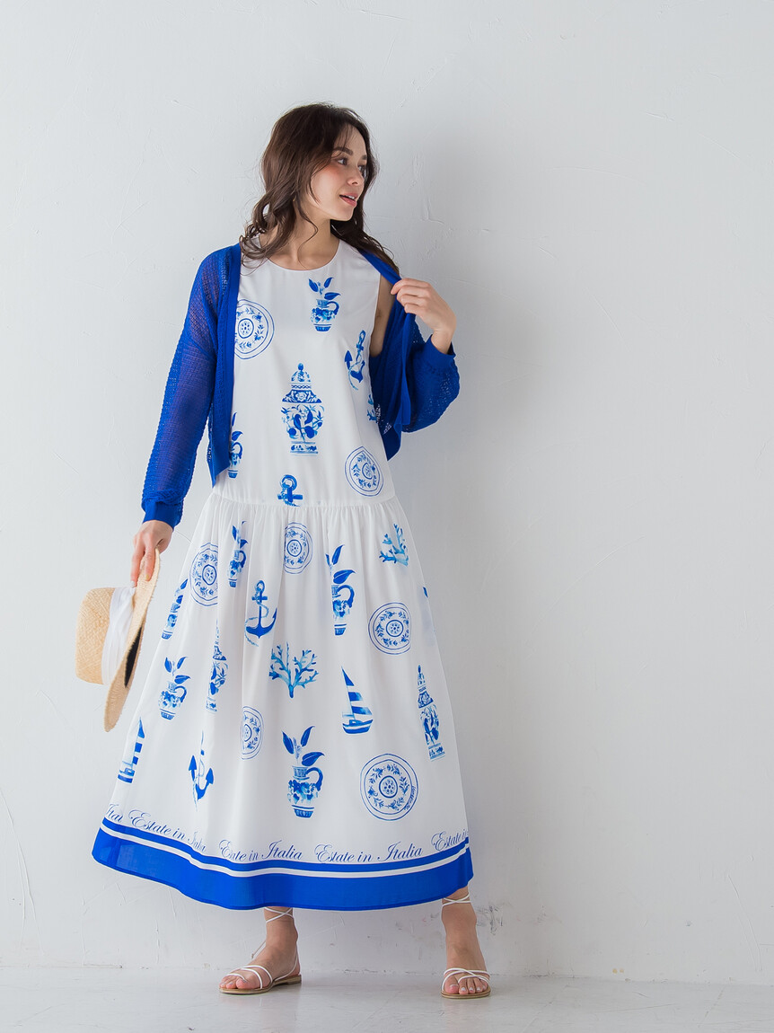 SALE!!BCBG MAXAZRIA シフォンフローラルロングワンピ―ス青 BCBGMAXAZRIA - ❤️BCBGMAXAZRIA 新作新品 紫、青 2色 ロング