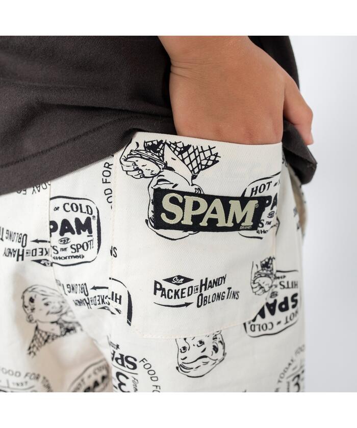 クーポン】【セール 20%OFF】WEB限定 SPAMコラボ総柄パンツ