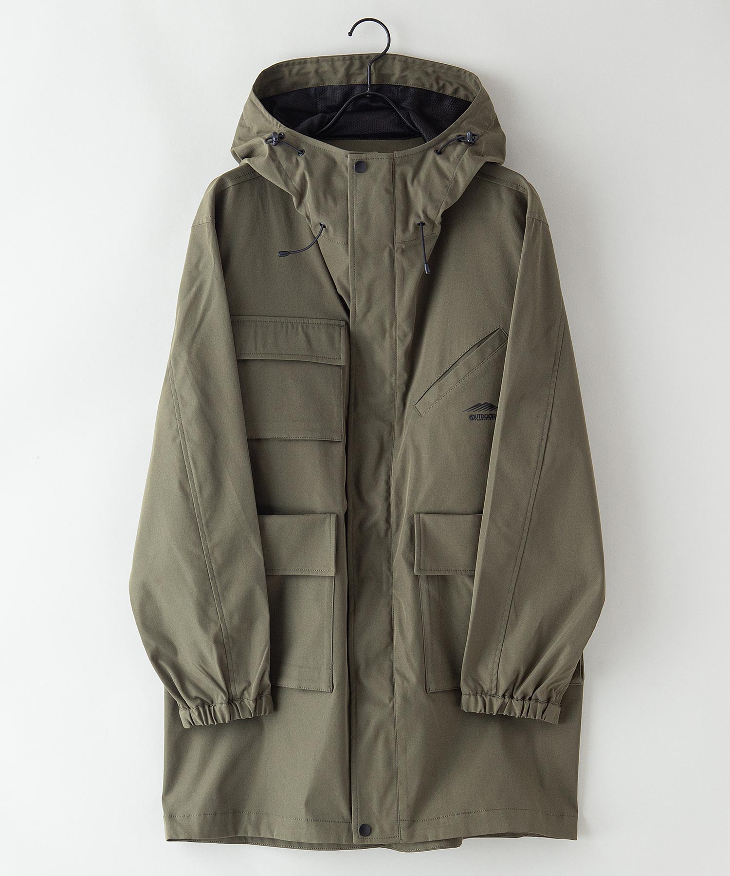 クーポン】【OUTDOORPRODUCTS】撥水ミドル丈 マウンテンパーカー クーポン】【OUTDOORPRODUCTS】撥水ミドル丈 マウンテンパーカー